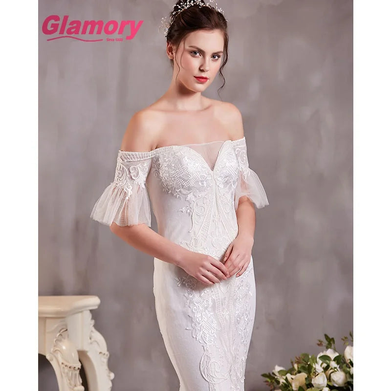 Lvory Hot Selling Dresses 2020  Sweetheart Mermaid Style Wedding Dress Bridal