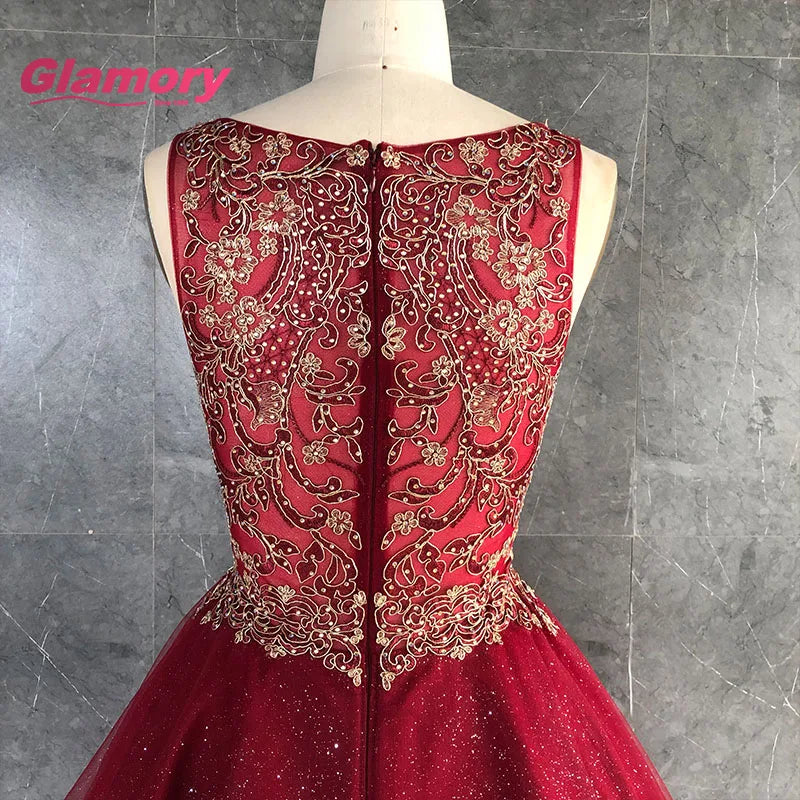 2020 Summer New Style Red Beading Lace Cheap Homecoming Dresses Short Party Dress Prom Made in China