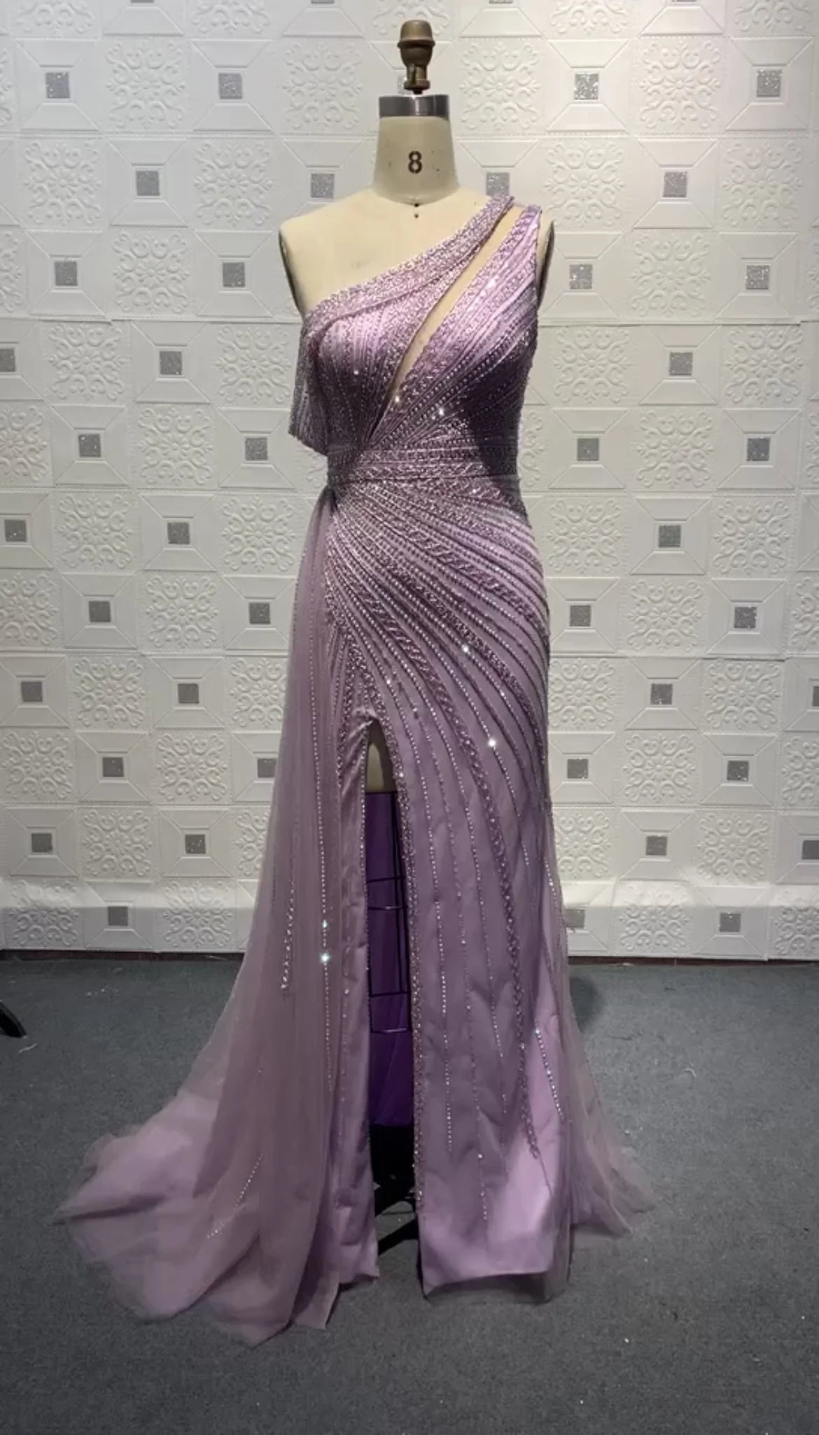 2022 New Elegant Hand-Made Beading Party Gown  Women Sexy  Top Fishtail Banquet Long Evening Dresses