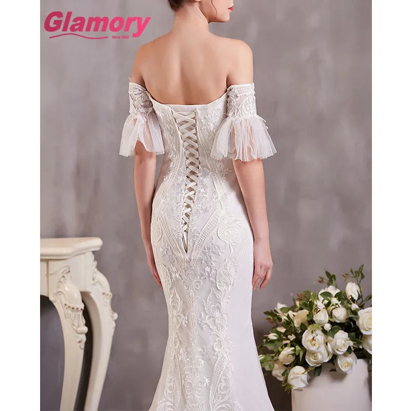 Lvory Hot Selling Dresses 2020  Sweetheart Mermaid Style Wedding Dress Bridal