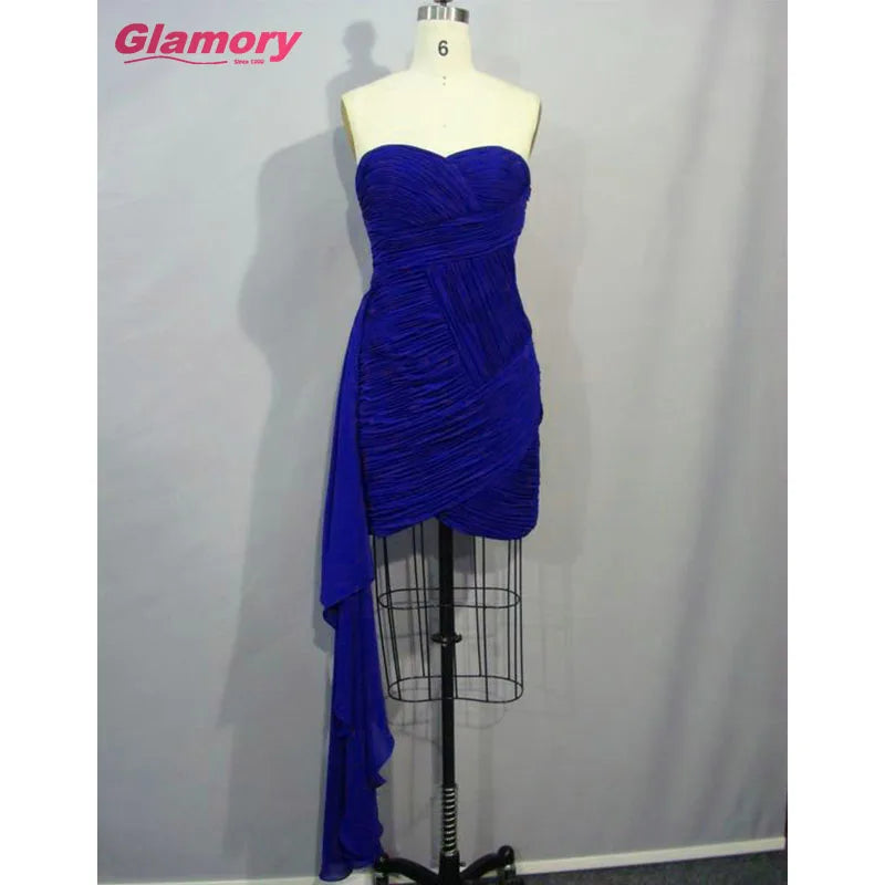 Hot Sale Chiffon Bridesmaid Dresses Women Sexy Off Shoulder Short Skirt Wedding Party Evening Mini Dress