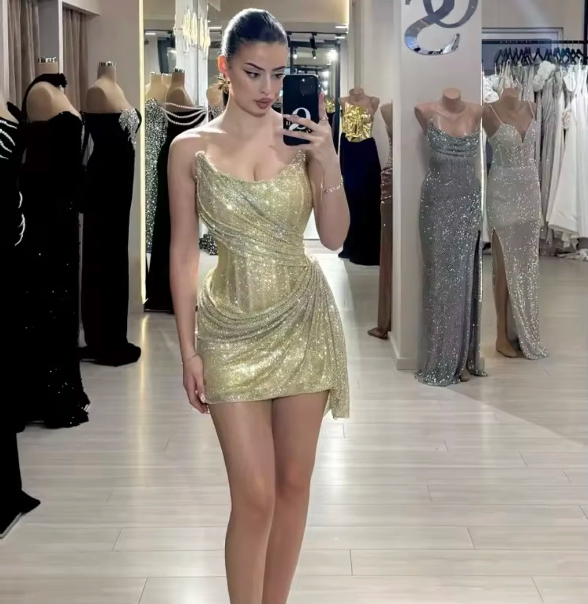 NEW Arrival Women Celebrity Party Sweetheart Neckline Mini Dress Sexy Short Dress Fashion Dress