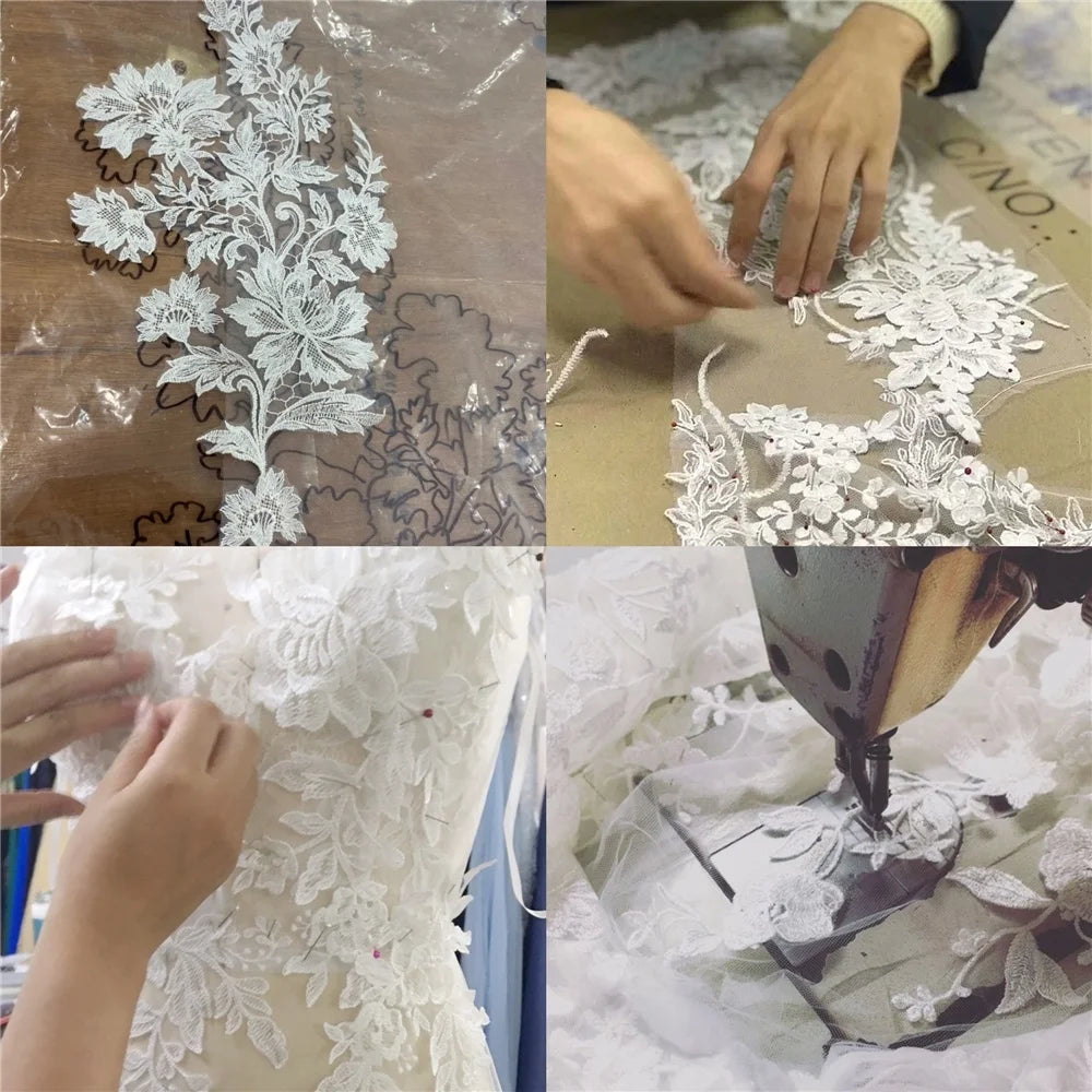 Luxury Long Sleeve Ball V Neck Heavy Applique Crystal Beading Dress Cathedral Train Gown 2020 Wedding Dresses Turkey