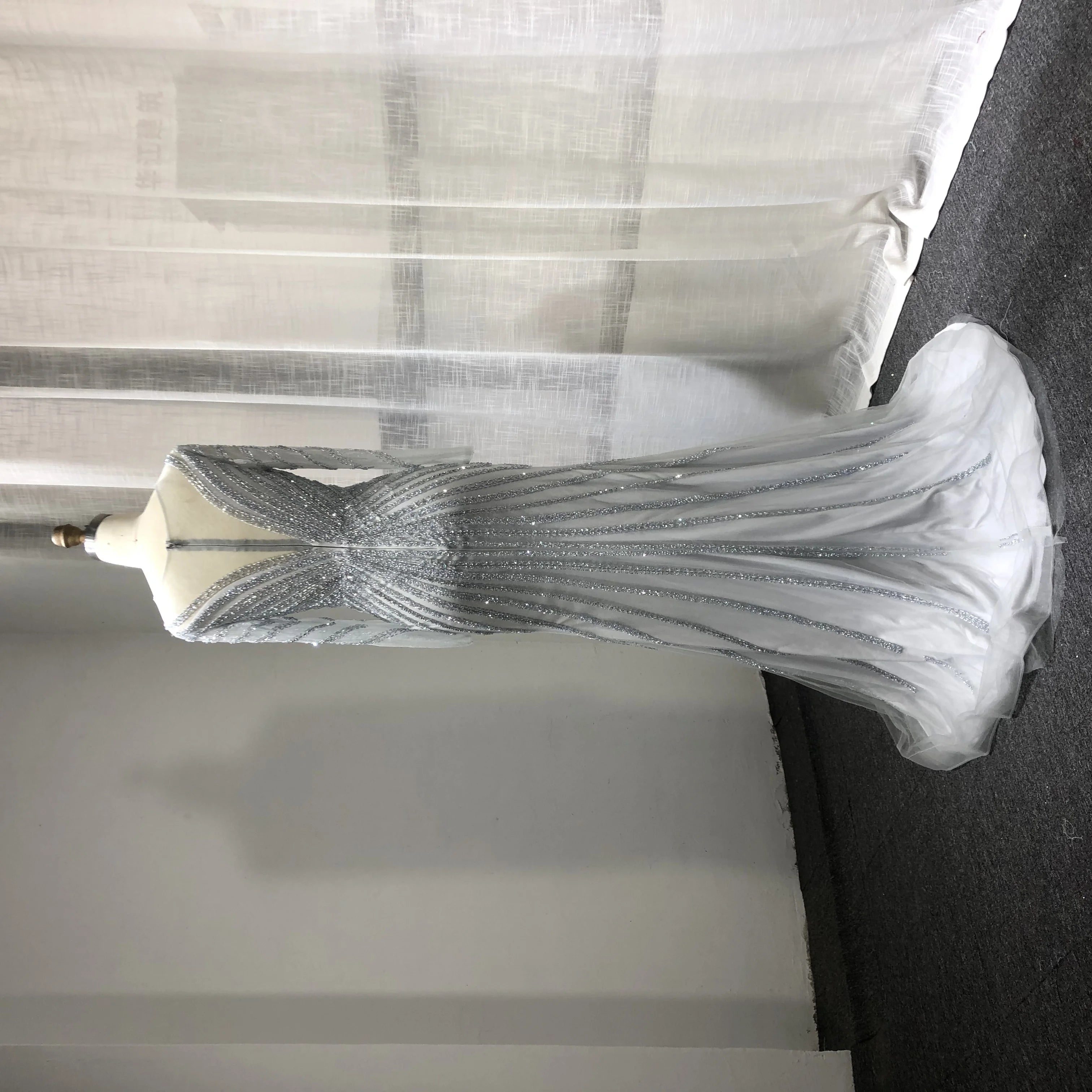 2022 Plus Size Women Evening Dress Long Sleeve Slim Solid Colour Elegant Gown Wholesale Price Evening for Women