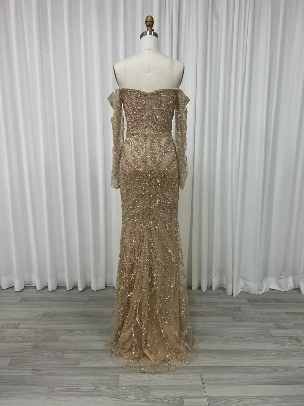 New Arrivals Luxury Dubai Mermaid  Evening Dresses Elegant Saudi Arabia Formal Party Gowns for Women Wedding