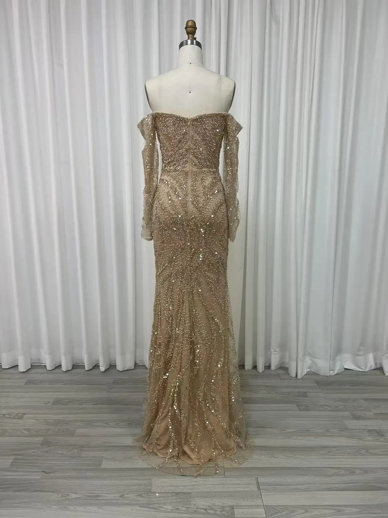 New Arrivals Luxury Dubai Mermaid  Evening Dresses Elegant Saudi Arabia Formal Party Gowns for Women Wedding