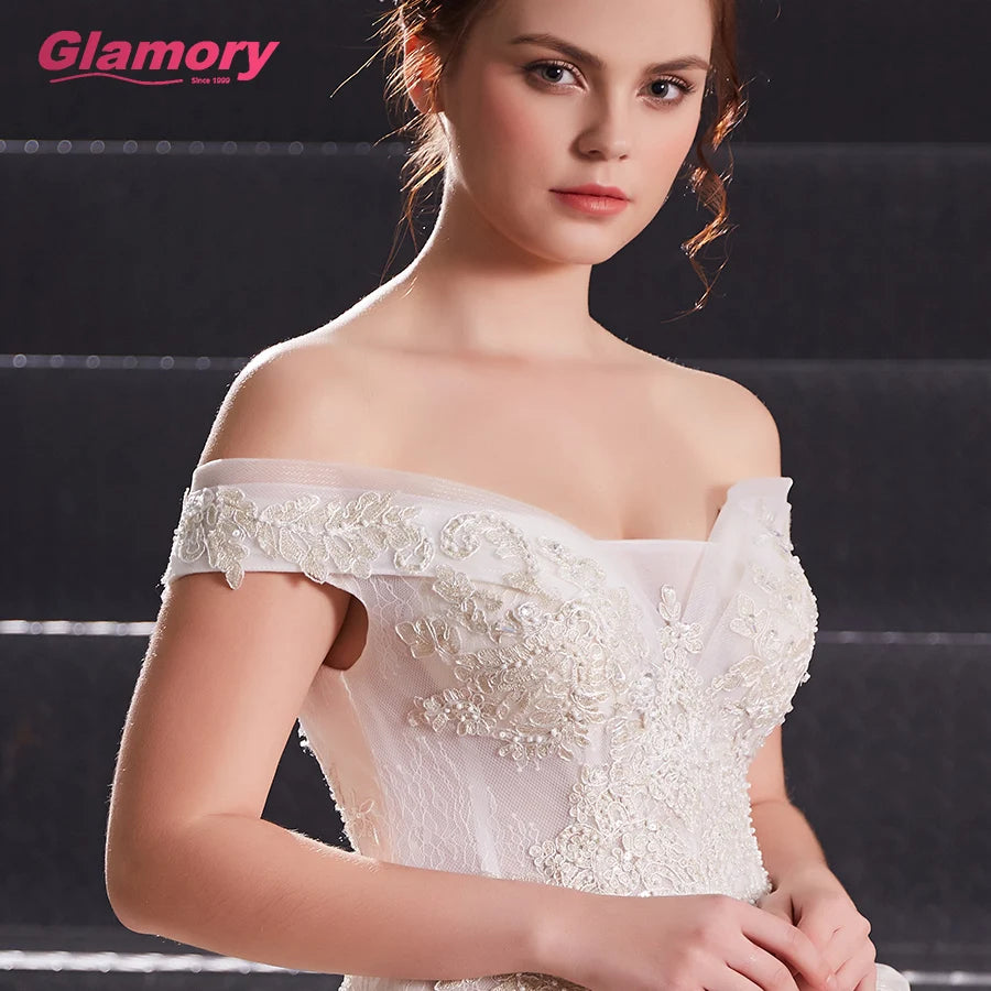 2020 Luxury Embroidered Applique Couture Dress With Detachable Skirt Wedding Gown